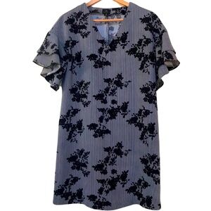 Black & White Worthington Ruffle Sleeve